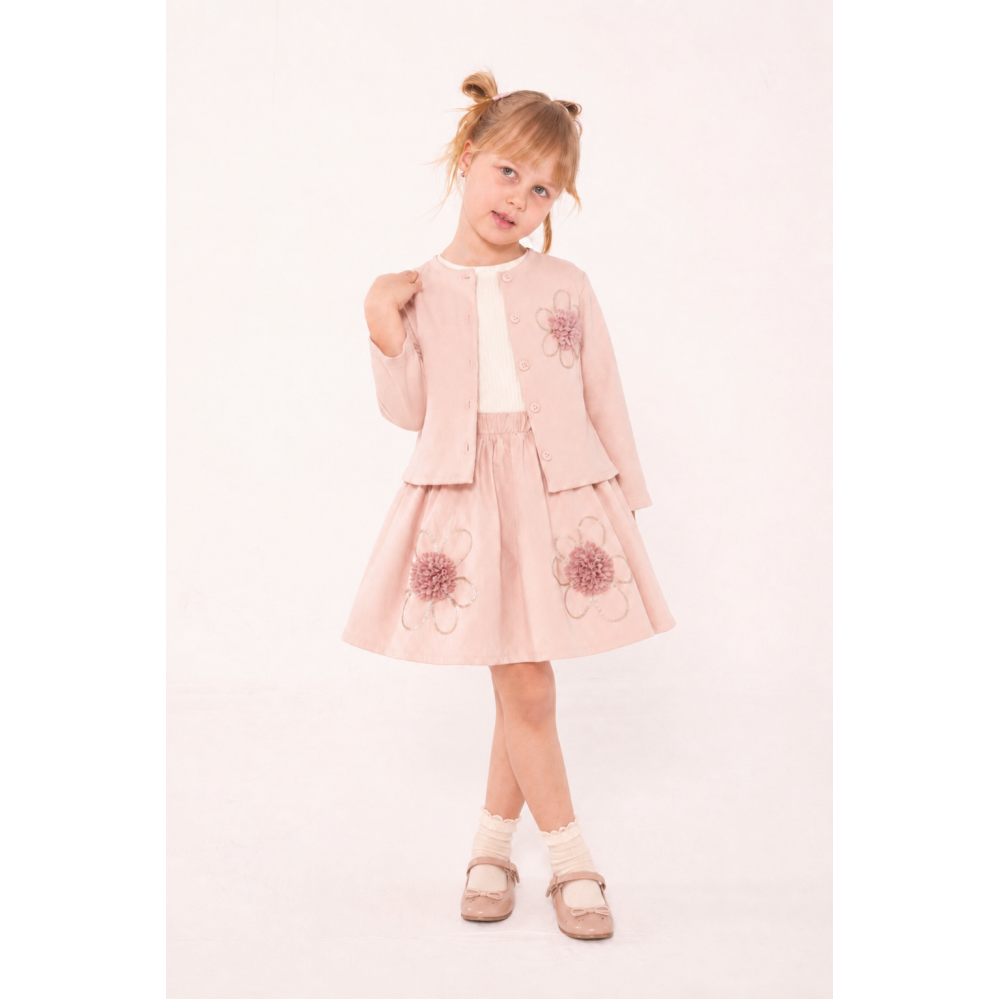 Σετ Κοριτσιού “Powder Rose Elegance” – 3 Τεμάχια