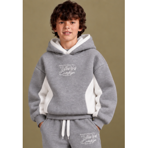 Παιδικό Χειμερινό Σετ Φόρμας Unisex Brooklyn Γκρι 8-12 Ετών