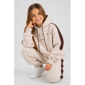 Premium Class Unisex Παιδική Φόρμα LOVEME New York Μπεζ 8-12 Ετών