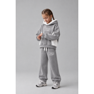 Παιδικό Χειμερινό Σετ Φόρμας Unisex Brooklyn Γκρι 8-12 Ετών