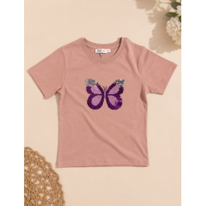 Παιδικό Σετ 3 Τεμαχίων Butterfly – Πλεκτή Ζακέτα, Μπλούζα & Φούστα