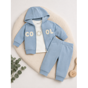 Baby Cool – Βρεφικό Αγορίστικο Σετ 3 Τεμαχίων 100% Βαμβάκι