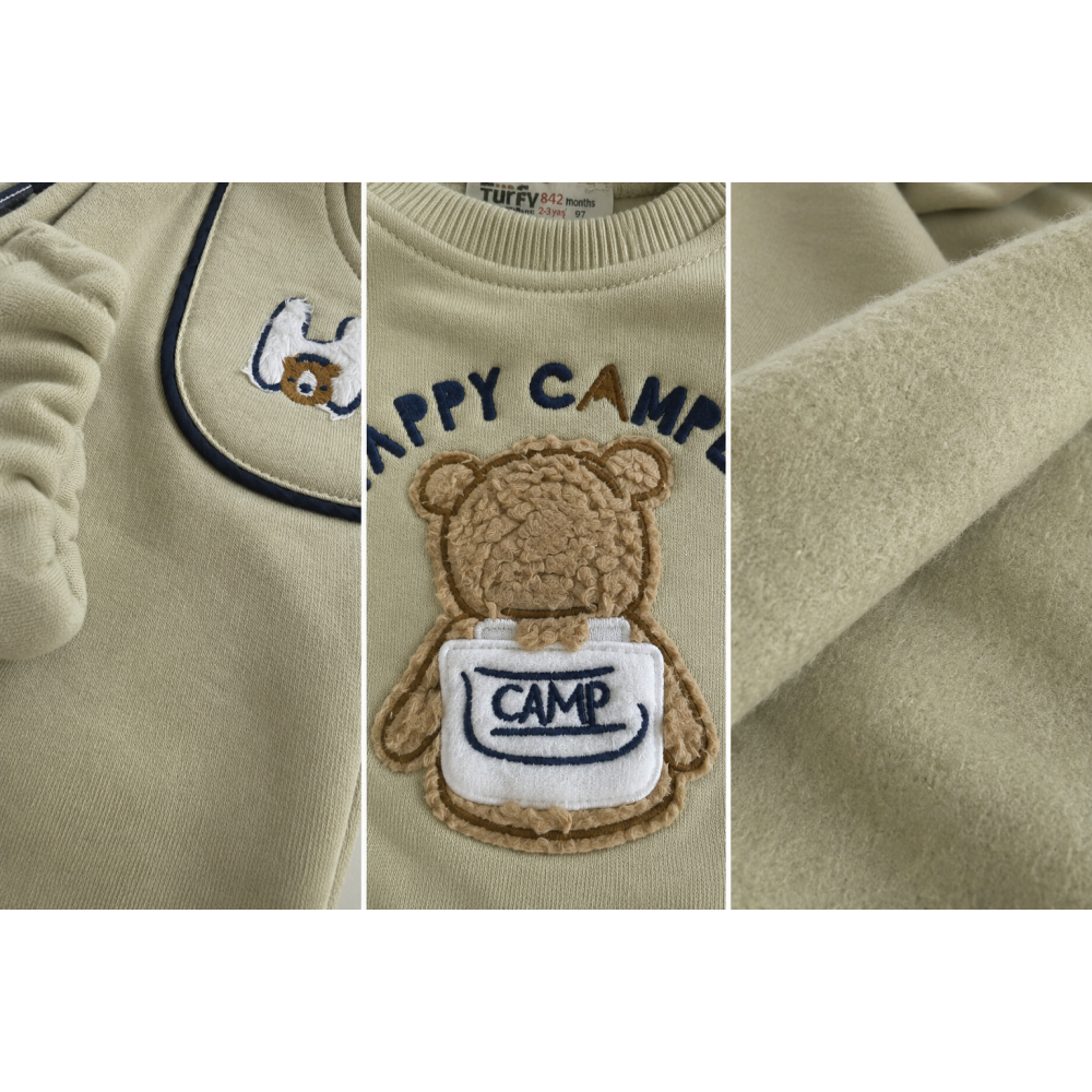 Αγορίστικο Βρεφικό Σετ Φόρμας Happy Camper 9–36 Μηνών